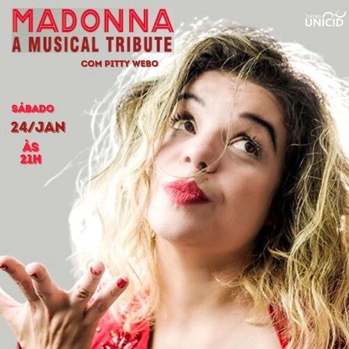 Madonna Musical Tribute: um passeio por 40 anos da Rainha do Pop no Teatro Unicid - Cover Image